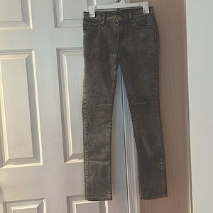 7forallmankind grey cord skinnies size 14Y